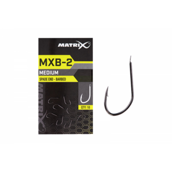 Matrix MXB-2 Size 18 Barbed Spade End (Black Nickel) (10 Stuks