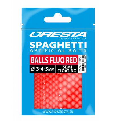 Cresta Spaghetti Balls fluo red