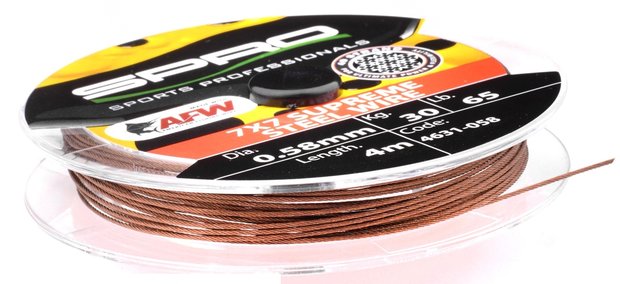 SPRO SUPER STEEL AFW WIRE 12KG 0.36MM 4M