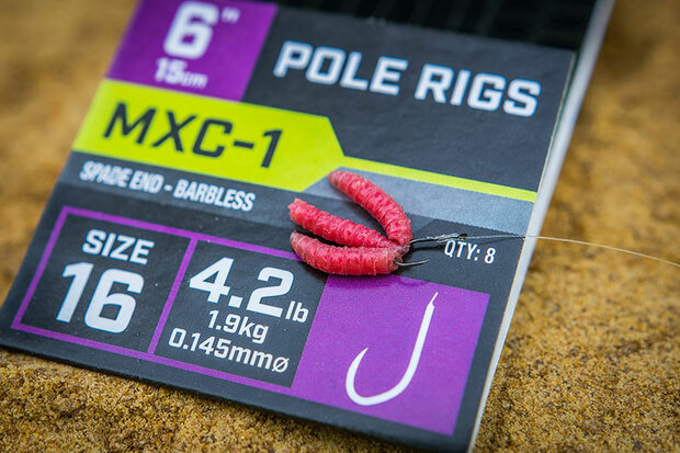 Matrix MXC-1 Sz14 Barbless 0.165mm Standard Rig