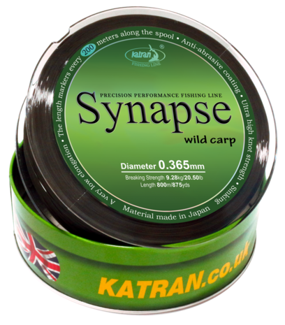 Katran Fishing Line SYNAPSE wild carp 0,365 mm 800m