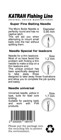 Katran Needles Special for leadcore