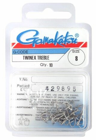 GAMAGATSU TWINEX HOOKS NICKEL NR4