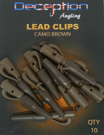 Lead Clips with tails and pins