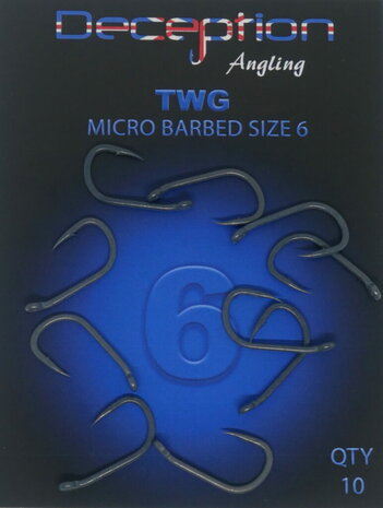 Deception Angling TWG (WIDEGAPE WITH INTURNED EYE) Hook - Size 8