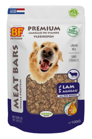 BF Petfood Meat Bars Lam 100g (100 % mono proteïne)