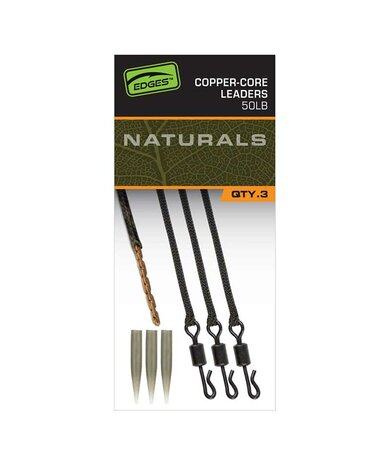 Fox EDGES™ Naturals Copper Core Leaders