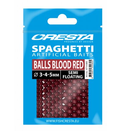 Cresta Spaghetti Balls blood red