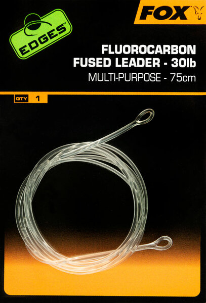 EDGES FLUOROCARBON FUSED LEADERS 75CM