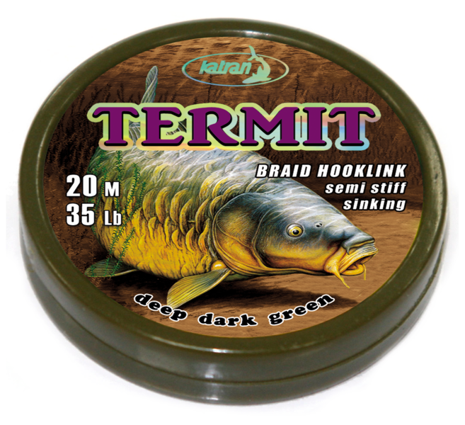 Braided hook links TERMIT 35lb 20 m