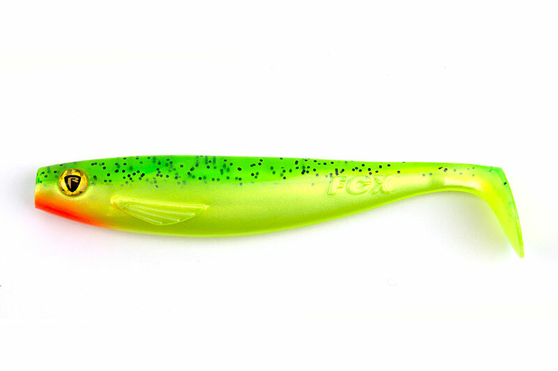 Fox Rage Pro Shad 10cm / 4 UV Lemontiger&quot;