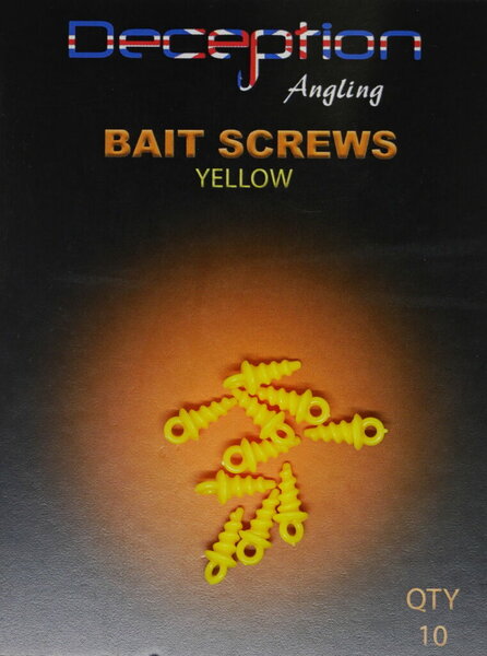 Plastic bait screws &ndash; Trans clear