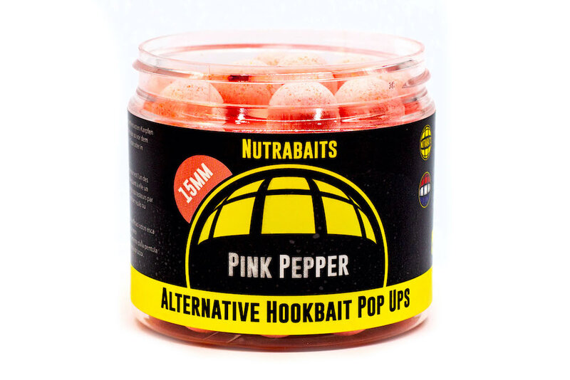 Nutrabaits Plum &amp; N-Butyric Acid - 12mm (Pink) Pot ALTERNATIVE HOOKBAIT POP-UP RANGE (XB RANGE)