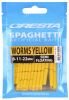 Cresta Spaghetti Worms Yellow 8,11,22mm