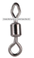 CRESTA RO-SWIVELS COMBI EYES  20St