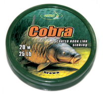 Coated braided hook links COBRA 25Lb 20m