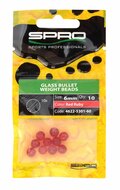 Spro RND GLASS BEADS RED RUBY 6MM