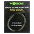 Kamo Leader Size 8 Ring Swivel Clear  40lb - 1m